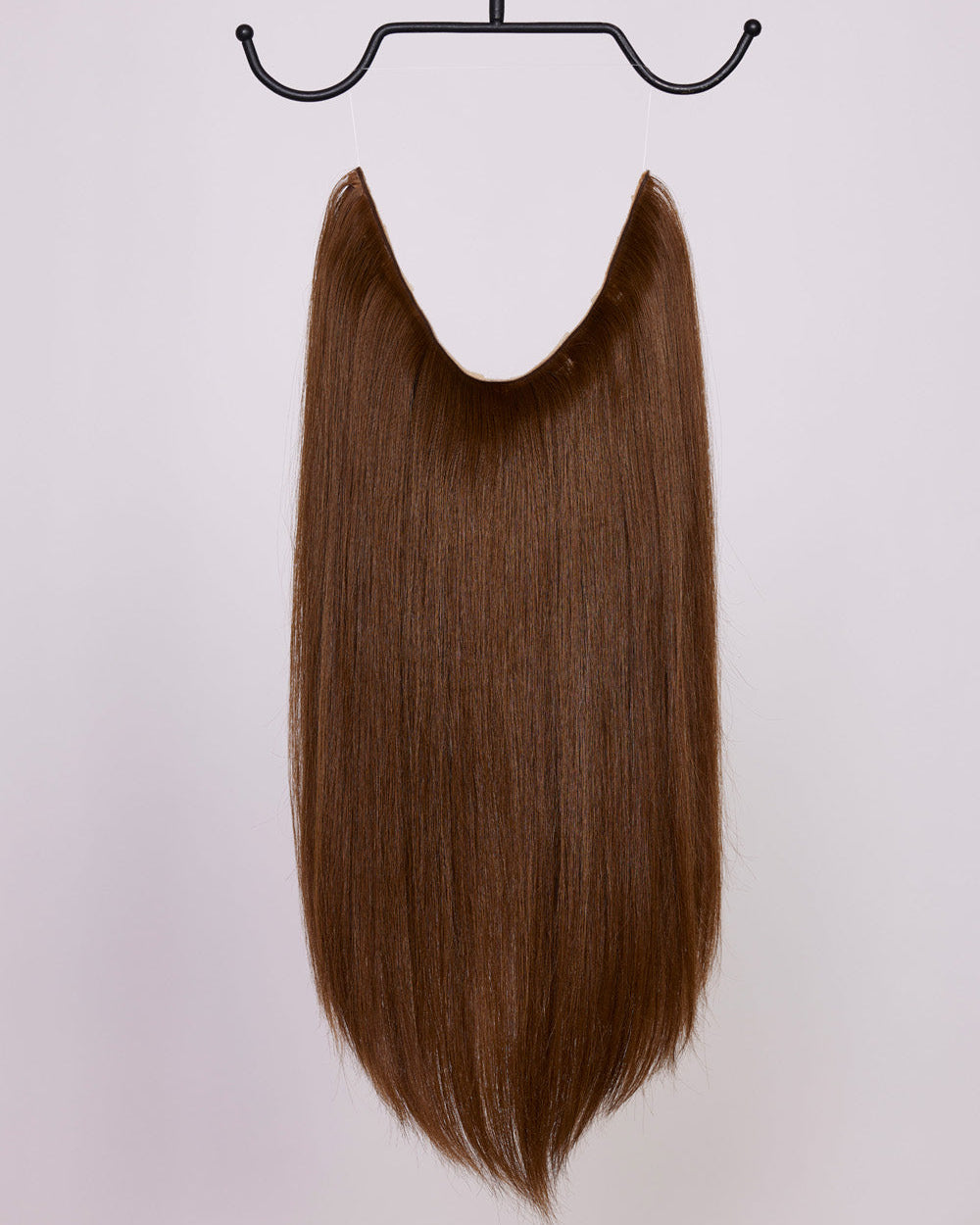 BHBD Hairband a warmer brown 40 cm.100% Remy hair. Clip-in, halo, or ponytail.