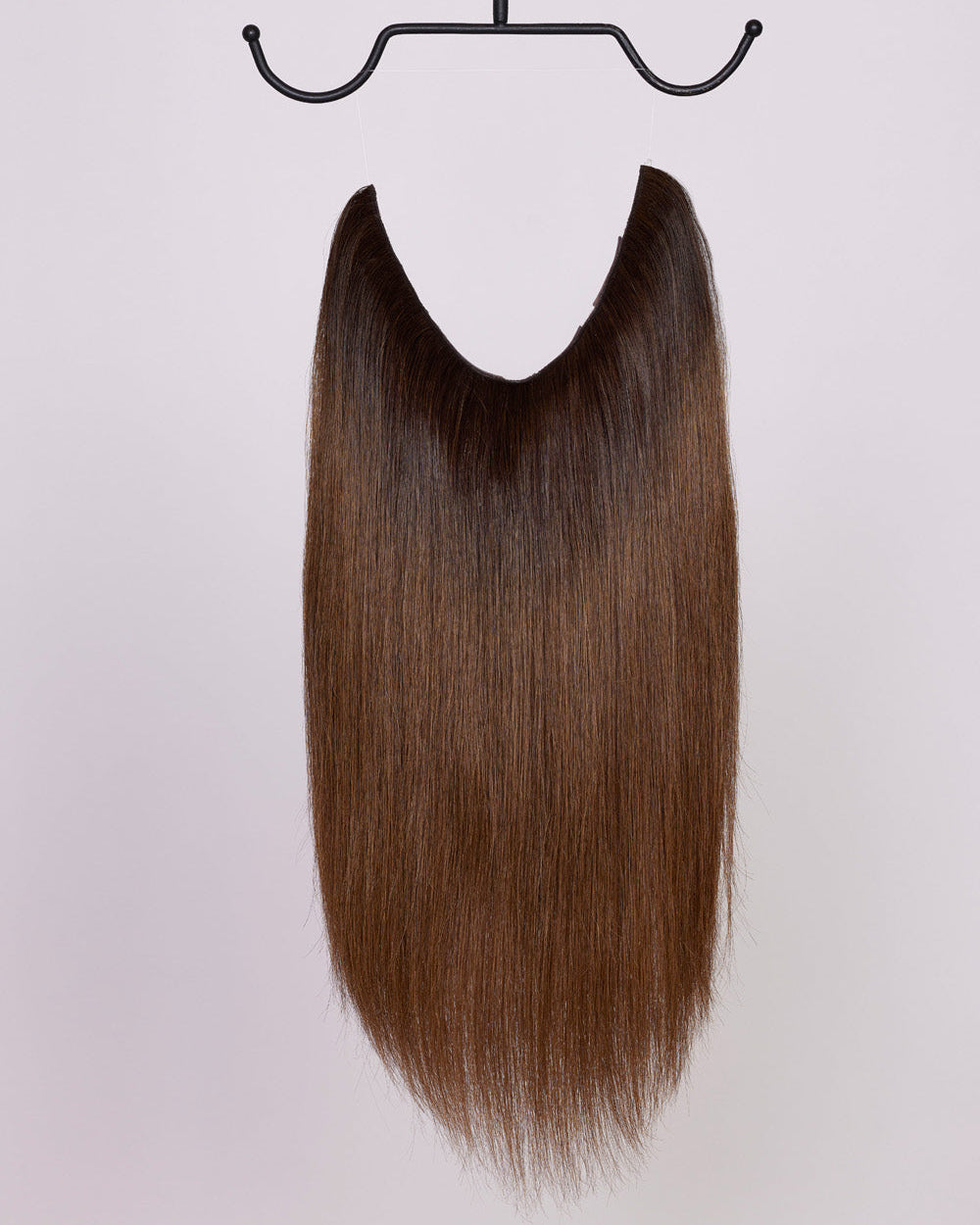 BHBD Hairband lighter brown 40 cm.100% Remy hair. Clip-in, halo, or ponytail.